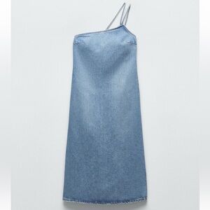 Zara Blue Denim Dress